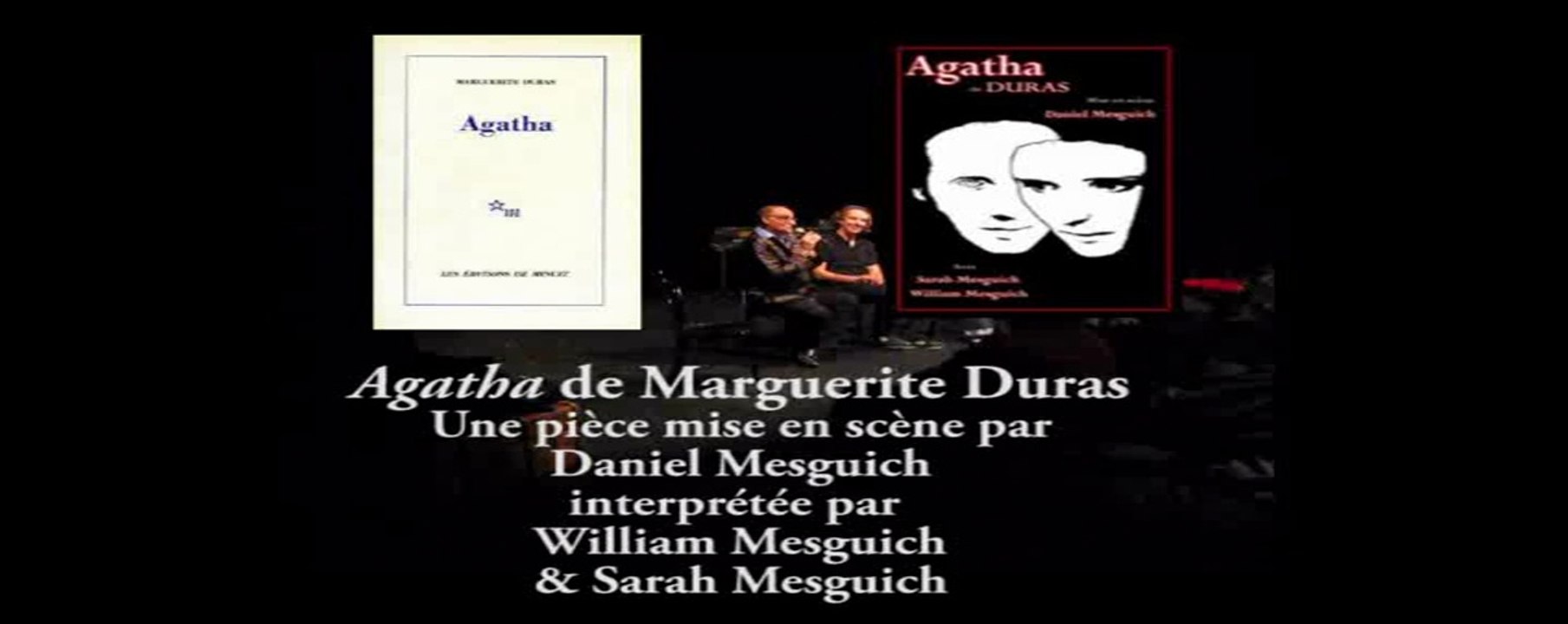 Duras et Mesguich(s) dans "Agatha" de Duras