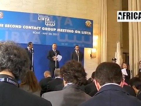 Second contact group meeting on libya - Rome - finall press conference - 1of3
