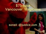 Real People Testimonials of a Vancouver family magician with spotlights
