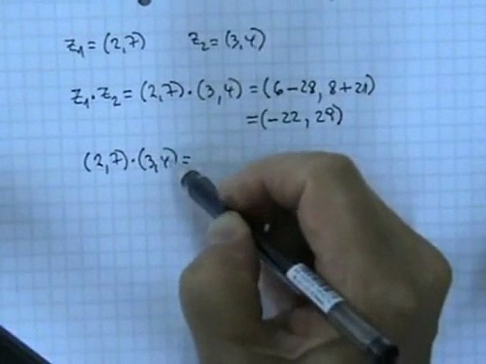 3 Multiplicación de números complejos