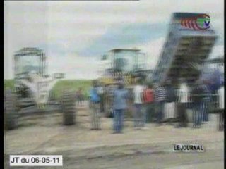 Vers la fin des travaux du 2ème nouveau village d'Imvouba