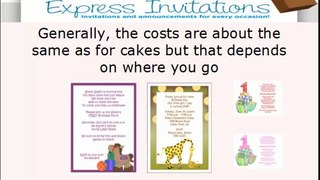 First Birthday Invitations - Custom Announcements