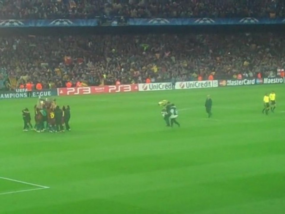 Barca - Real, manteo Abidal, 3-5-2011