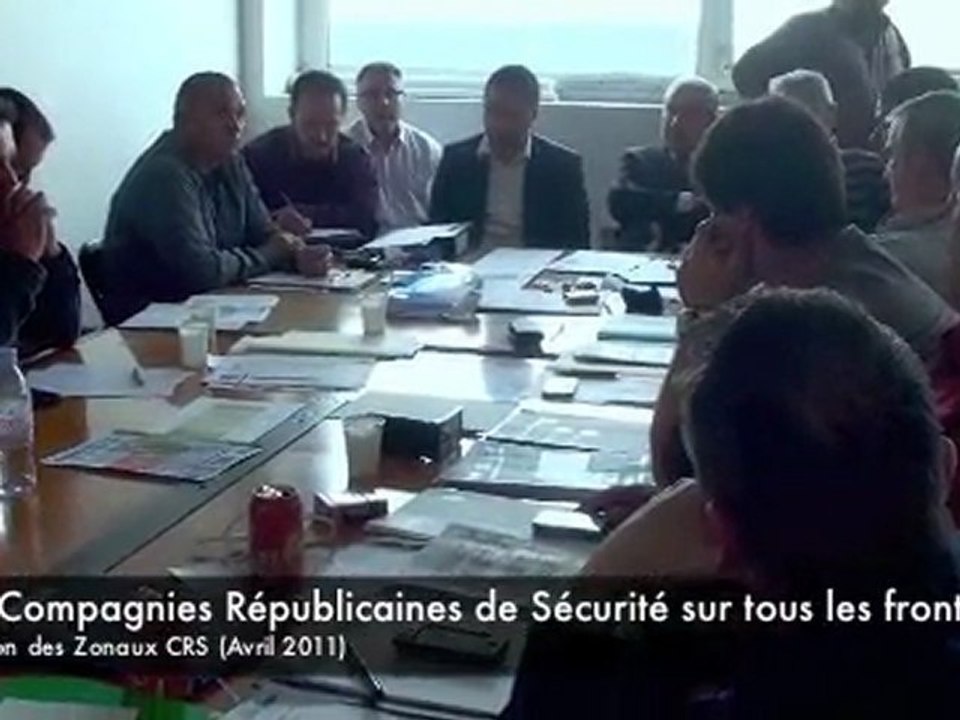 Reunion des zonaux CRS Avril 2011