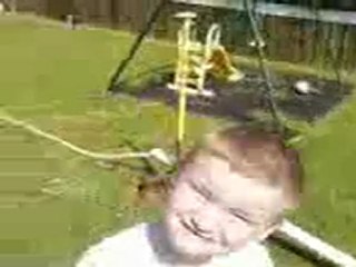 le bassin a poisson en cour de remplissage