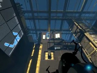 Portal 2 coop 09 Le gel bleu qui fait BOING
