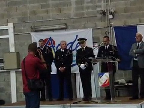AGDE - 2011 - Passation de commandement : Eric CASTILLON : Un nouveau chef de centre de Secours à Agde