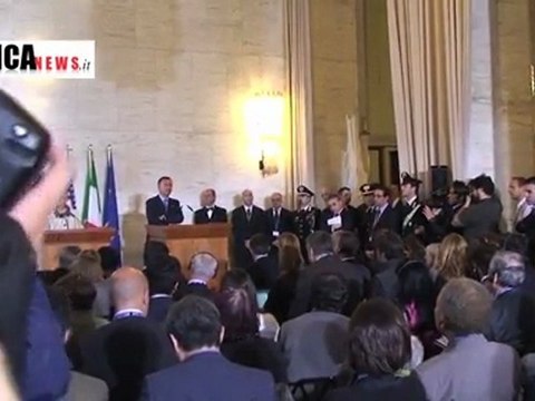 Second contact group meeting on Libya - Rome - first press conference 3of4