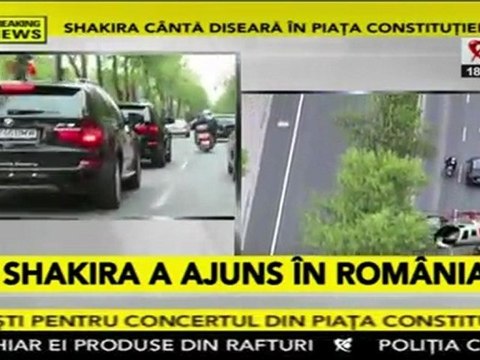 Shakira arrived in Bucharest - 07-Mai-2011