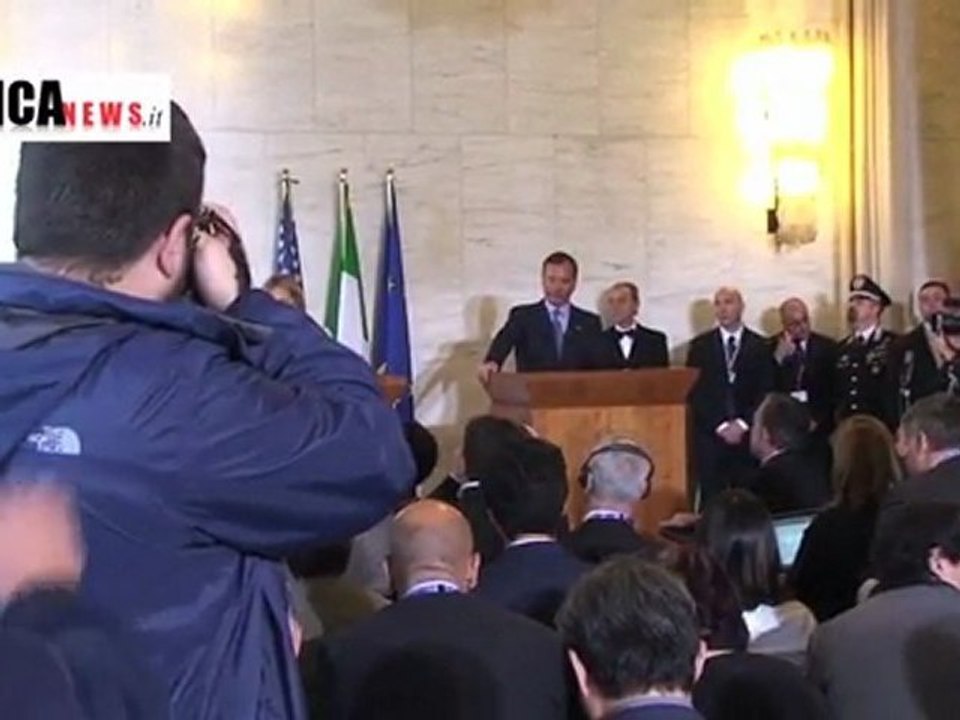 Second contact group meeting on Libya - Rome - first press conference 4of4