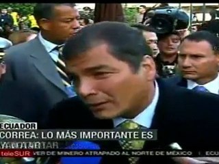 Correa: lo más importante es que todos vayan a votar
