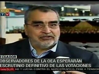 Observadores de la OEA vigilan desempeño de referendo