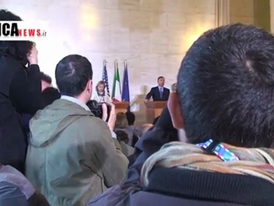 Second contact group meeting on Libya - Rome - first press conference 1of4