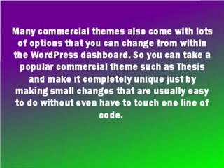 Choosing A WordPress Theme