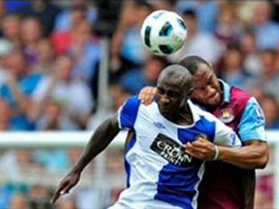 Westham 1-1 Blackburn Roberts scored, Hitzlsperger superb-strike