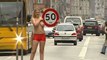 Denmark Road safety with Bikini bandits