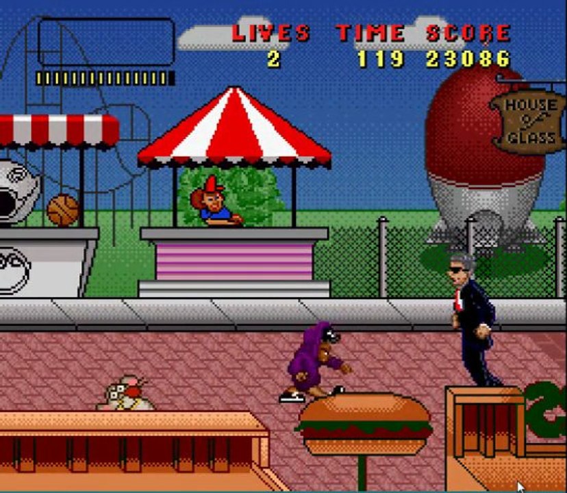videotest: bebe's kids-snes