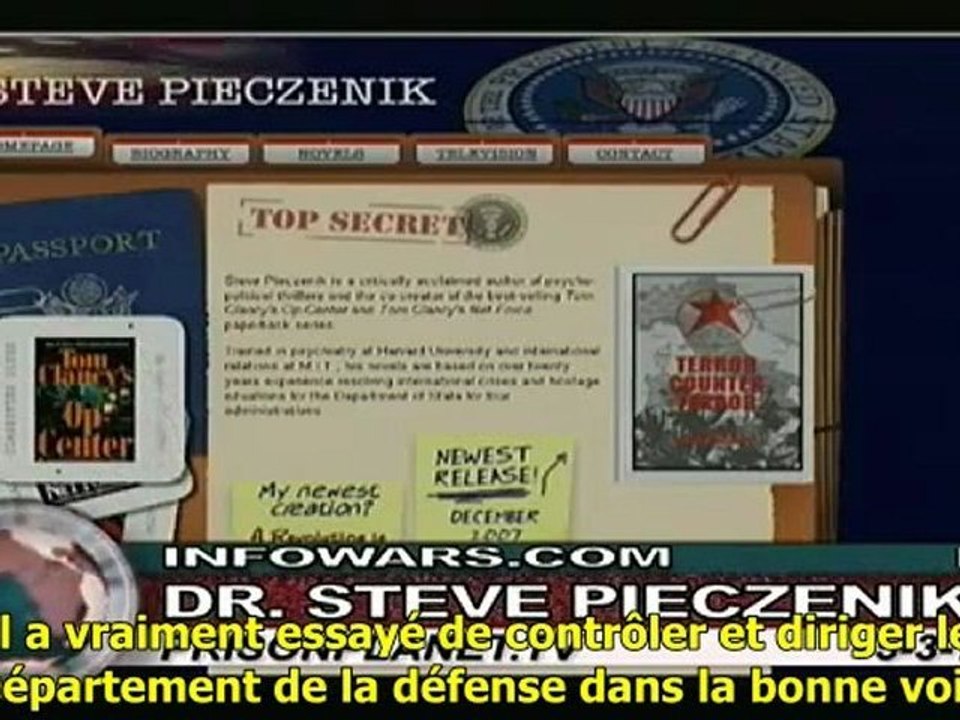 part 3  Dr Steve Pieczenik témoigne sur  Ben Laden  S/T