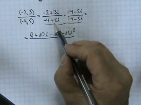 15 División de números complejos