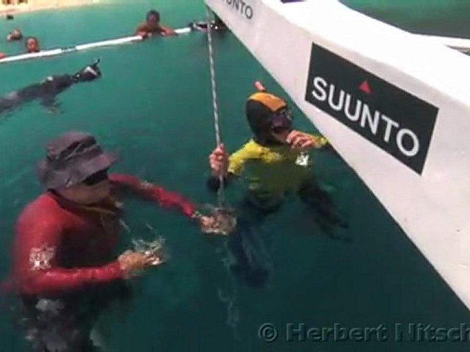 Herbert Nitsch - 120m Freediving World Record in Free Immersion, 25th April 2010