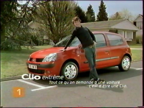 Publicité Clio Extrême RENAULT 2004