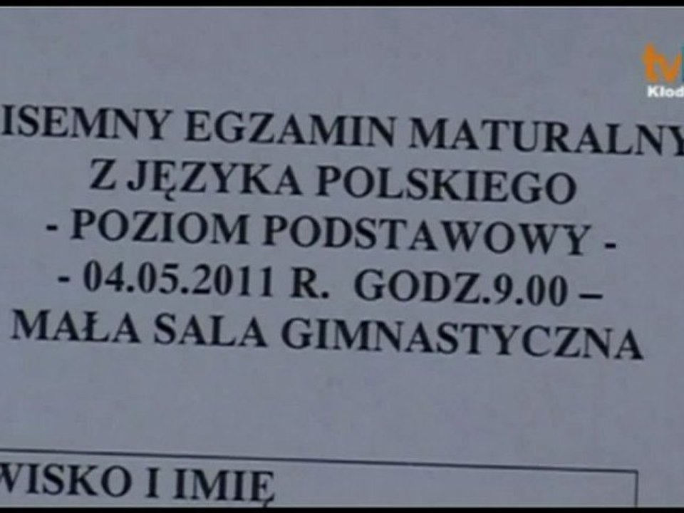 MATURA 2011