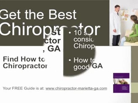 Chiropractor Marietta GA Relief from Back Pain and Neck Pain