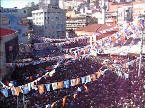 AKPARTİ ZONGULDAK MİTİNGİ BAŞBAKAN