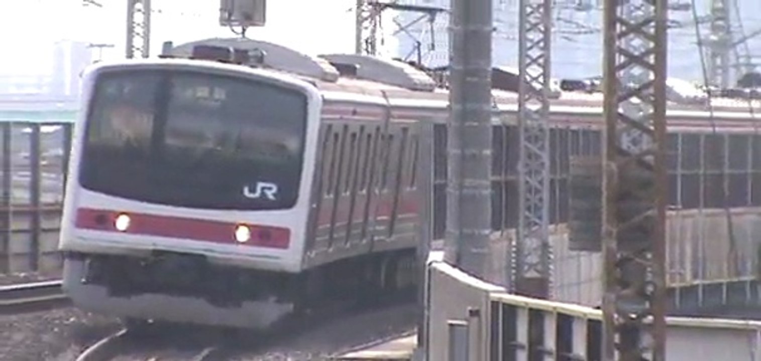 【メルヘン顔】京葉線205系ケヨ９編成　快速蘇我行　新木場に到着