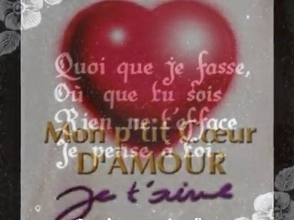 Je t'aime ..