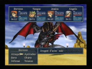 Dragon Quest 8 walkthrough 47 - Epreuves dragoviennes  - Dragon d'acier noir