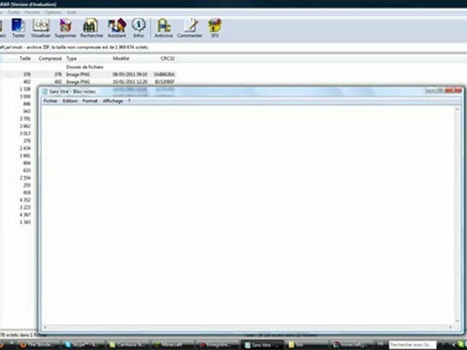 Tuto mètre un skin sur minecraft en version craké