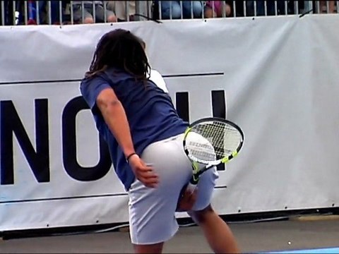 Yannick Noah et Mansour Bahrami font le show à Cergy