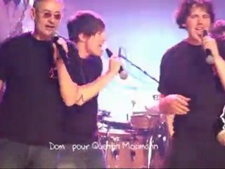 Quentin Mosimann@Les Restos du Coeur à Verviers 05.05.2011.Le final par Dom