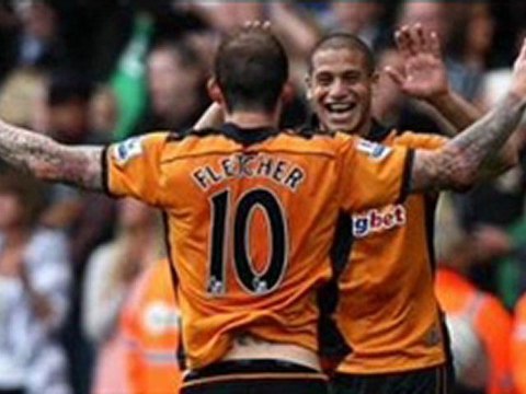 Wolves 3-1 Westbrom Fletcher double, Guedioura, Odemwingie scored