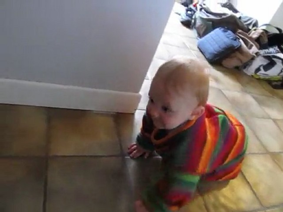 nils fait du 4 pattes