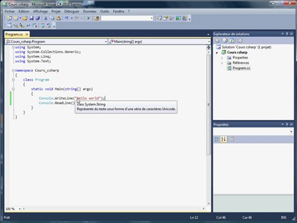 Initiation à la programmation informatique 1