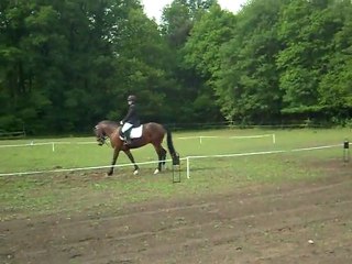 Premier Complet 07.05.11 Vernoil  ; Dressage , Simbad  & Gwen.