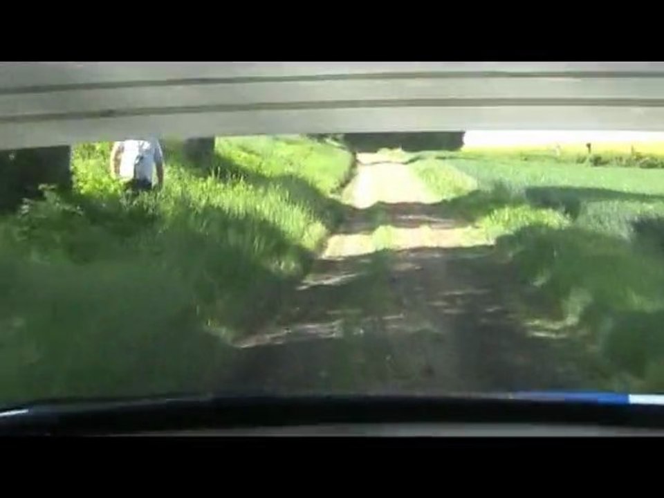 Rallye Terre de l'Auxerrois ES7 FX BLANC / ALEX VIDA en caméra embarquée.