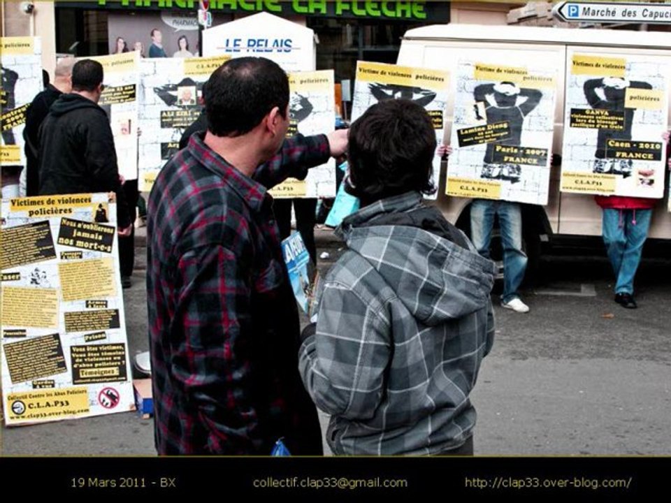 C.L.A.P33 - A Toutes Nos Victimes de violences policières - Bordeaux - 19 mars 2011