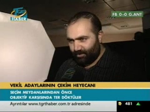 Nihat Karadağ - TGRT haber de - Milletvekili adayları fotoğraf çekimi
