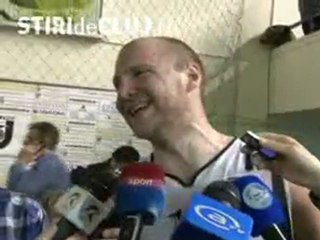 Silvasan si Dykes dupa "U" Mobitelco Cluj - Gaz Metan Medias (M5)