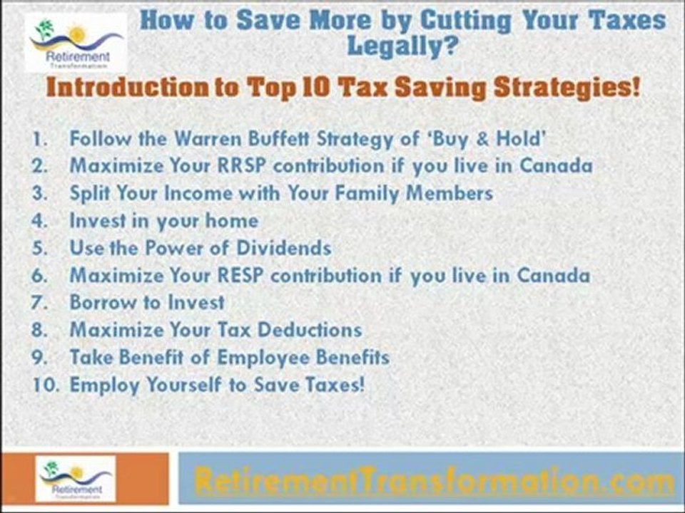How to Save More by Reducing Your Taxes Legally? Tax Saving Tips for Retirement