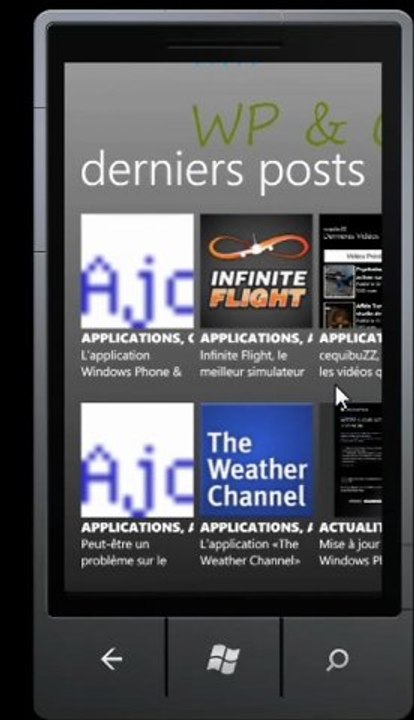 Application WindowsPhone & CO