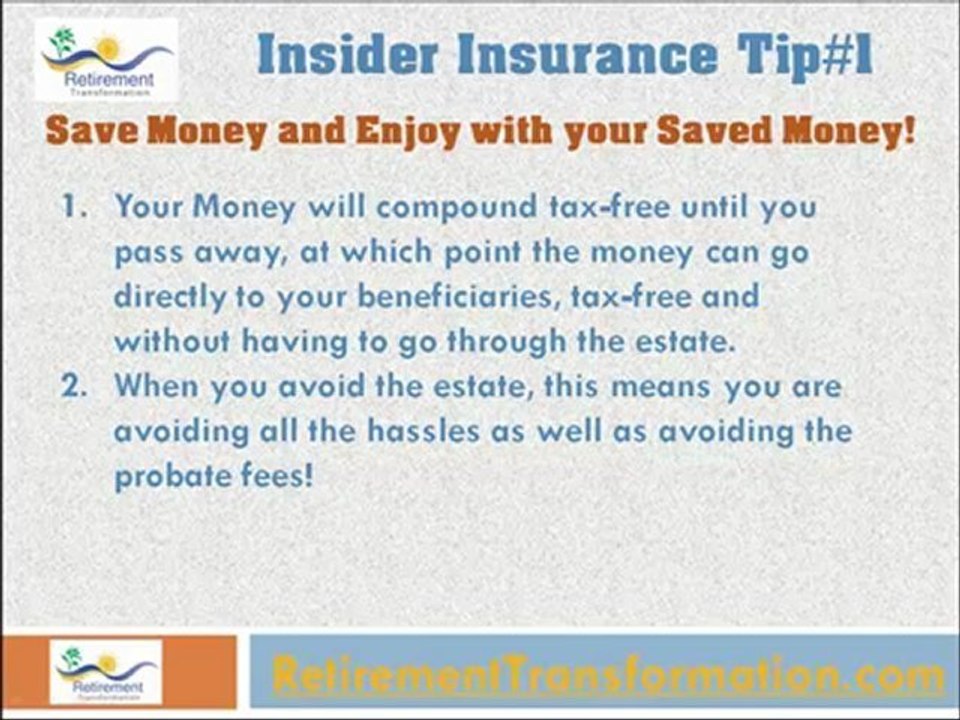 Insider Insurance Tip # 1 - Insurance Companies don't Want You to Know!