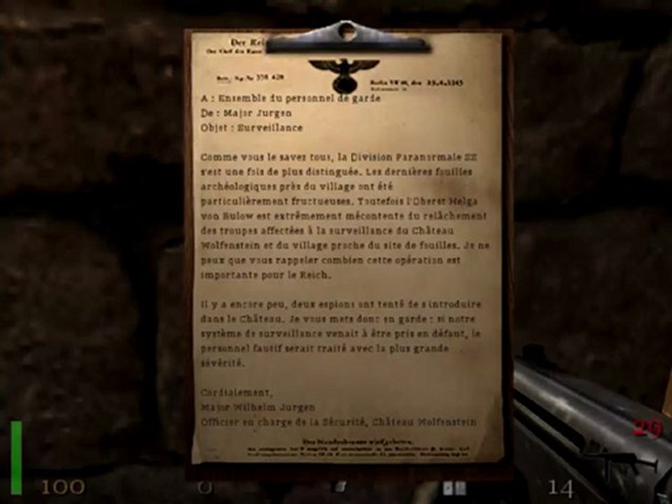 [RTCW]Mission I, Episode 1