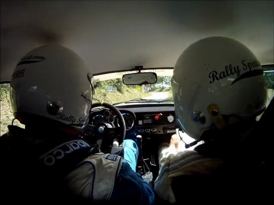 Rallye de Dieppe 2011. Alpine Berlinette. REGNIER/DESSEIX. La bêtise !