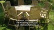 Turnworth Round Ring Table Teak Garden Furniture Set with Recliner Chairs