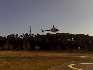 Helico 11 helicoptere du SAMU 11 manœuvre décollage depart intervention smur