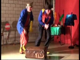 Bébé et  les clowns Bigoudi et Franky